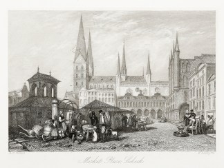 Market Place, Lubeck Germany