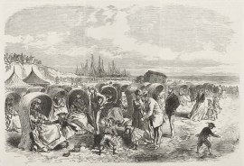 On the sands at Schevening, Holland.