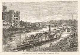 The Chief Landing-Place for the Danube Steamers