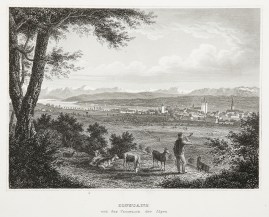 Constanz und des Panorama der Alpen Germany Constanz und des Panorama der Alpen