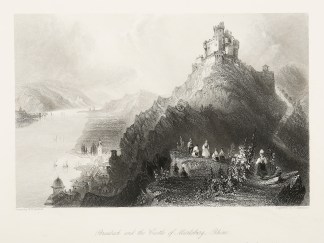 Braubach and the Castle of Marksburg,- R… Germany