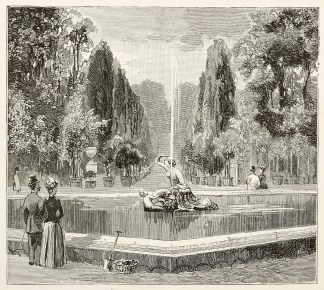 Schoenbrunn: One of the Avenues Austria, Hungary , Poland, Ukraine