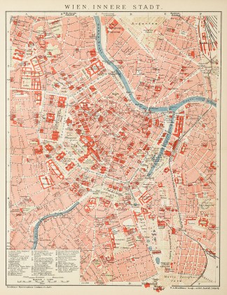 Wien, Innere Stadt. Town Plans