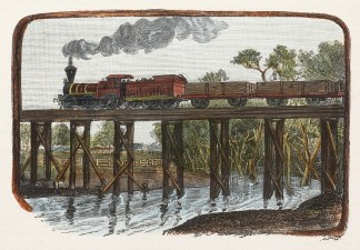 Railway Bridge Crossing Avoca River at C… Acquisitions Maps & Prints