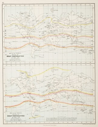 1. Map of the World, showing the Mean Te… WORLD