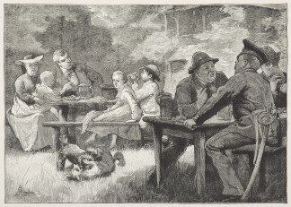 In the English Garden at Munich Germany