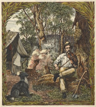 A Bush Musician. Australiana (General)