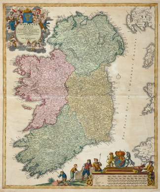 Hiberniae Regnum tam in Praecipuas Ulton… BRITISH ISLES