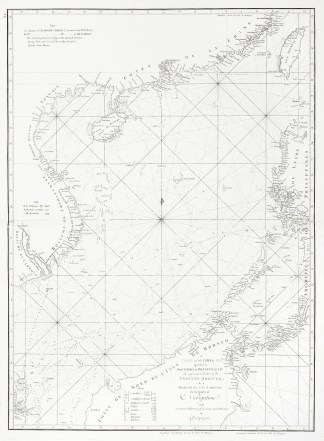 A chart of the China Sea inscribed to Mo… Southeast Asia