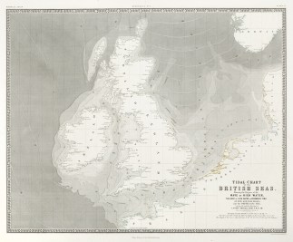 Tidal Chart of the British Seas. Showing… Thematic