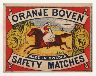 Oranje Boven. MATCHBOX LABELS