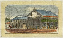 Street Scene in Glen Innes,-Messrs. Lewis Brothers’ Store. NSW - Country Street Scene in Glen Innes,-Messrs. Lewis Brothers' Store.