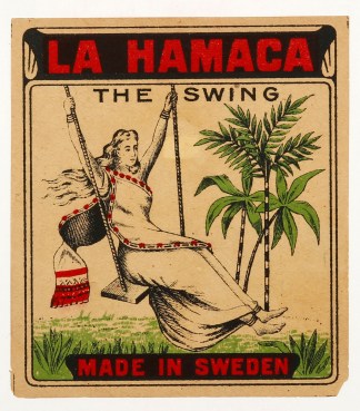 La Hamaca [The Hammock] MATCHBOX LABELS