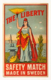 The Liberty MATCHBOX LABELS The Liberty