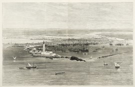 Bird's Eye View of Alexandria: from a sketch by our special artist.