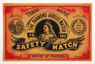 The Diamond Jubilee Match [Victoria] [Re… MATCHBOX LABELS