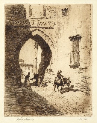 The Moor’s Gate, Granada. Australian Printmakers