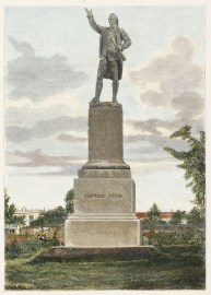 Statue of Captain Cook at Sydney. Captain Cook