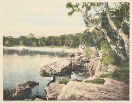 Manly Beach Sydney. - Antique View from 1890