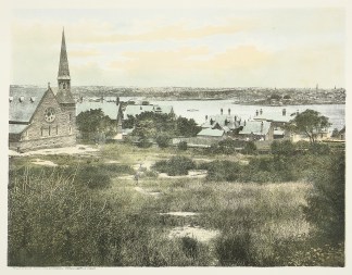 Sydney from Lavender Bay - Antique Print from 1890