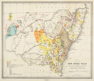 Sketch Map of New South Wales Shewing Lo… New South Wales