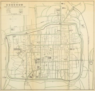 Plan of Soochow (Suzhou) China
