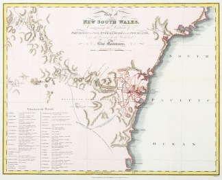 Map of New South Wales, Containing the D… New South Wales