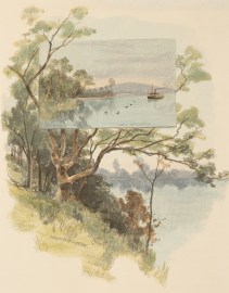 The Gippsland Lakes. Lake Wellington. The Shore of Lake King.