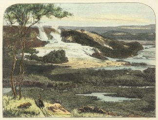 The White Terrace, Rotomahana, Before th… North Island