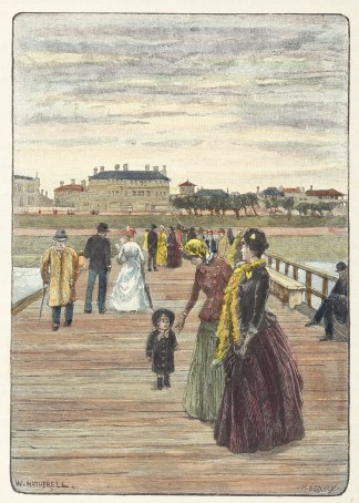 The Pier and Esplanade, St. Kilda. Melbourne