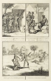 The Method of their wives purging themselves from accusations of Adultry. The Manner of Tendering Oaths at Guinea. Pains inflicted by the People of Guinea.