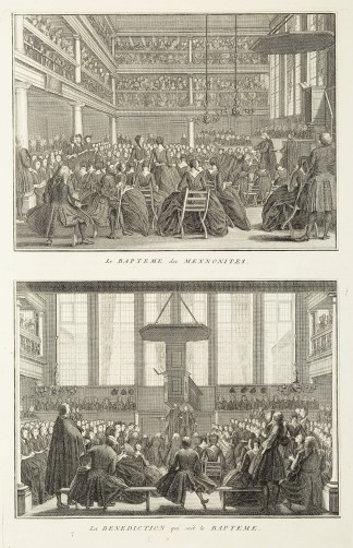 Le Bapteme des Mennonites. La Benedictio… RELIGIOUS