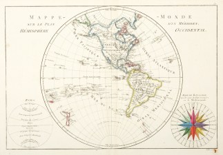 Mappe Monde sur le Plan D’un Merid… WORLD