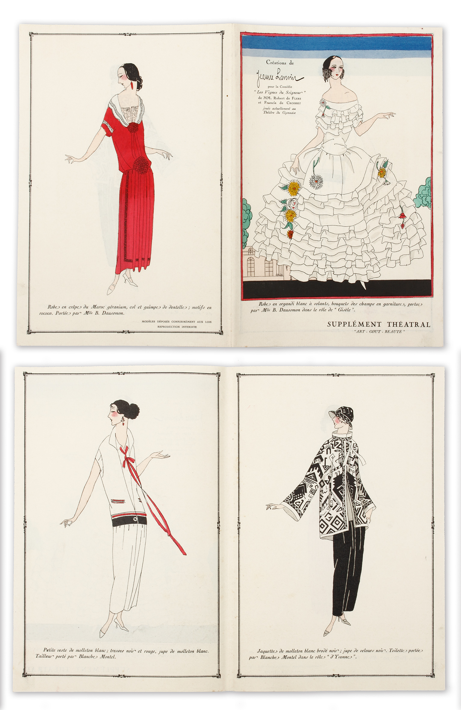 1923 02 Art Goût Beauté: Feuillets de L’Elegance Feminine [Art - Good Taste & Beauty – Pages of Feminine Elegance] - Vintage Book from 1923