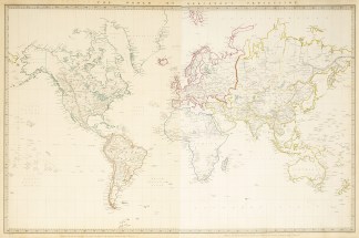 The World on Mercator’s Projection WORLD