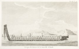 Pirogue de Guerre de la Novelle Zelande.