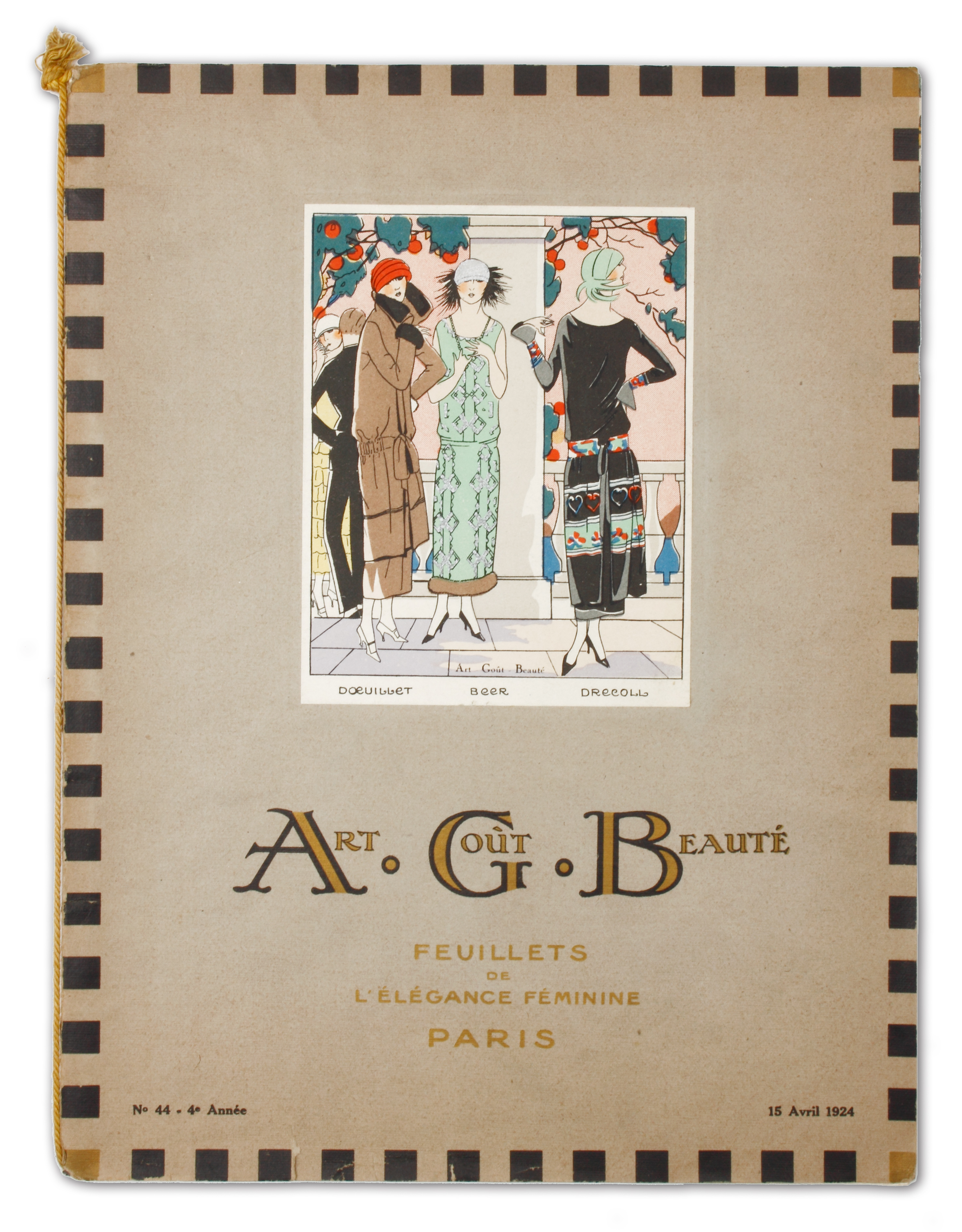 1924 04 Art Goût Beauté: Feuillets de L’Elegance Feminine [Art - Good Taste & Beauty – Pages of Feminine Elegance] - Vintage Book from 1924