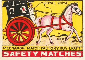 Royal Horse. MATCHBOX LABELS