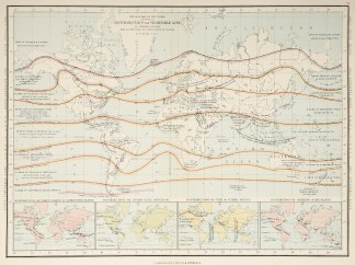 Physical map of the world illustrating t… WORLD