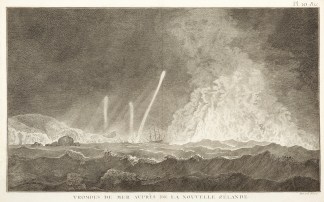 Trombes de mer auprès de la Nouvelle Ze… South Island