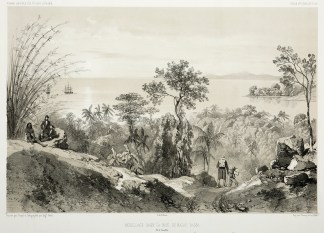 Mouillage dans la Baie de Rajah Bassa (I… Indonesia, East Indies, Celebes