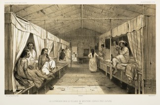 Un interieur dans le village de Mystern … Indonesia, East Indies, Celebes