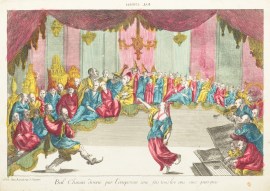 Bal Chinois donne par l'empereur une fois tous les ans aux jours gras