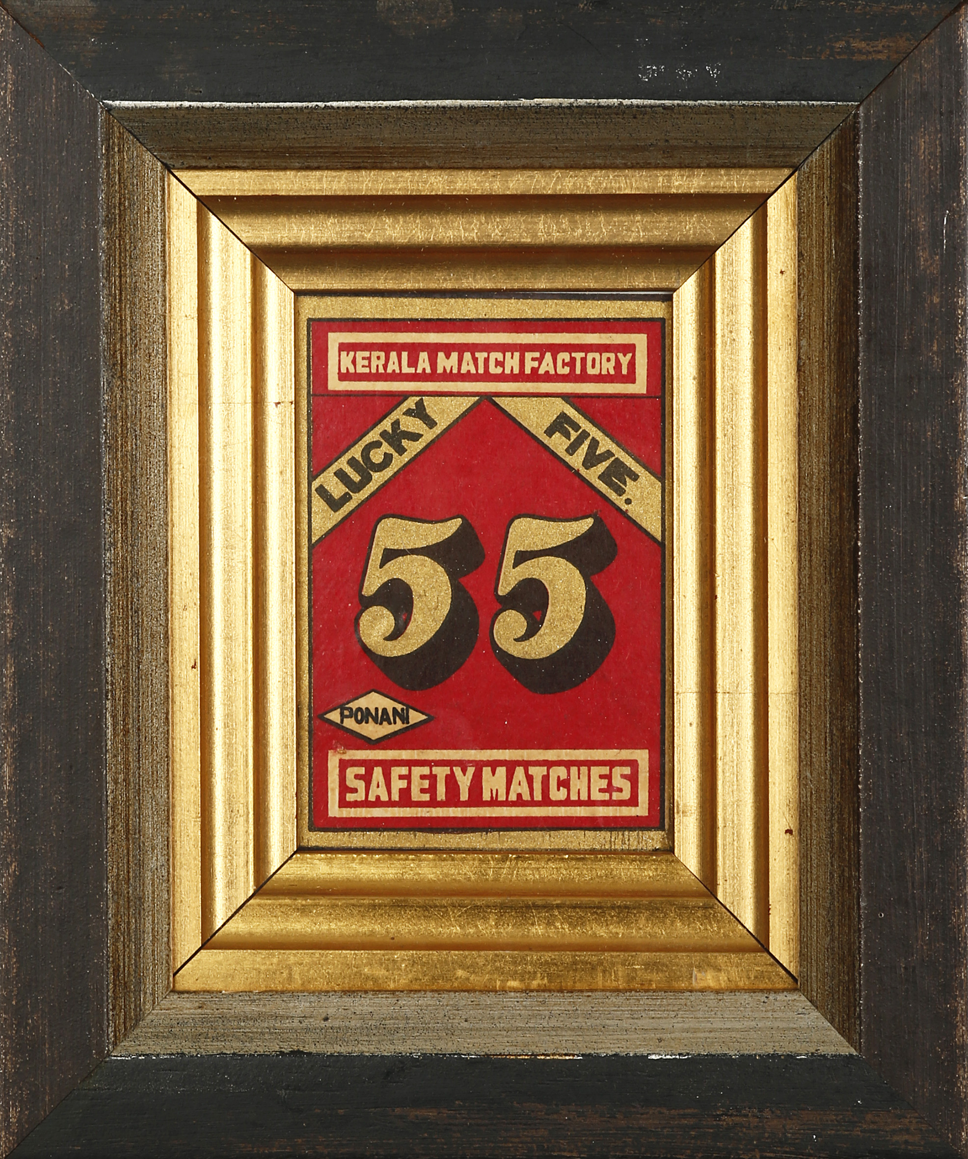 Lucky Five.  55 - Antique Print from 1920