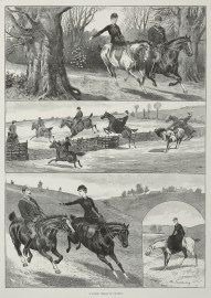 A Paper Chase in Surrey. Equestrian