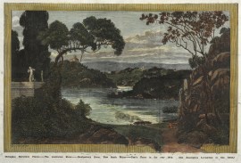 Christmas Excursion Places-The Australian Rhine-Hawkesbury River, New South Wales-Peat’s Ferry in the year 1900. NSW - Country Christmas Excursion Places-The Australian Rhine-Hawkesbury River, New South Wales-Peat's Ferry in the year 1900.