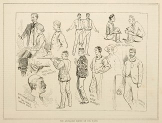 The Australian Eleven on the Water. Cricket