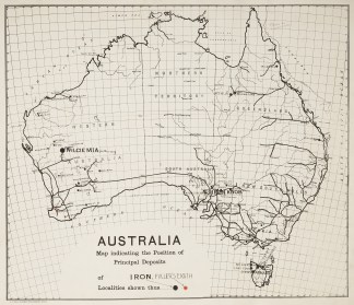 Australia Map Indicating the Position of… Australia (General)