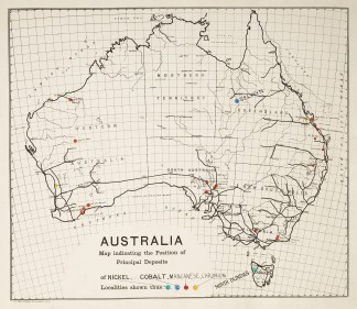 Australia Map Indicating the Position of… Australia (General)