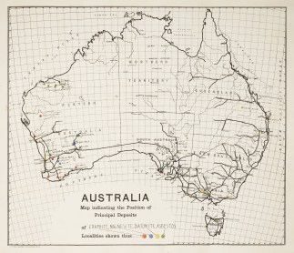 Australia Map Indicating the Position of… Australia (General)